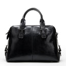 Genuine Leather Women Totes Luxury Handbags Double Zipper