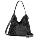 REALER female shoulder bag genuine leather large tote bags for women