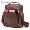 CONTACT'S crazy horse leather men's shoulder bag vintage