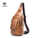 BULLCAPTAIN High Quality Men Genuine Leather