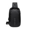 Multifunction Crossbody Bags Men USB Charging Chest Pack Short Trip Messengers Chest Bag Water Repellent Shoulder Bag