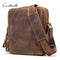 CONTACT'S 2020 new genuine leather men's messenger bag vintage shoulder bags for 7.9" Ipad mini high quality male crossbody bag