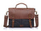 Vintage men's canvas messenger bag