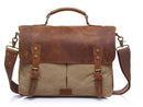 Vintage men's canvas messenger bag