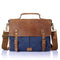 Vintage men's canvas messenger bag