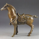 Rare and Exquisite Antique Sculpture Cloisonne Statue Bronze Sculpture Horse Carving Various Styles  - Antique Global