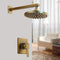 Rainfall Shower Head Faucets Bathroom Faucet Ancessory Antique Brass Wall Mounted Replacement Shower Mixer