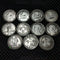 Antique Collection Silver Dollar Silver Coin Collection Longyang Station Man Silver Dollar Set - Antique Global