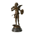 Young Cupid Bronze Statue Greek Mythology