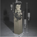 Antique Stone Pillar Resin Ornaments Hotel Club Hall Entrance Lucky Wealth Town House Lion Unicorn Decoration Crafts