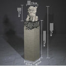 Antique Stone Pillar Resin Ornaments Hotel Club Hall Entrance Lucky Wealth Town House Lion Unicorn Decoration Crafts