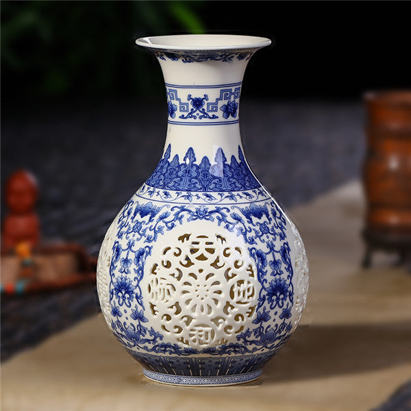 Antique Jingdezhen Ceramic Vase