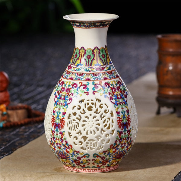 Antique Jingdezhen Ceramic Vase