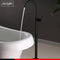 Gold Antique Black Single Pipe Floor Mount Bathroom Tub Faucet - Antiques Global