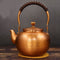 Hand-Made Antique Copper Health Pot Tea Set - Antiques Global