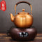 Hand-Made Antique Copper Health Pot Tea Set - Antiques Global