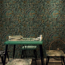 New Retro nostalgic personality creative metal wrought iron TV background wall paper