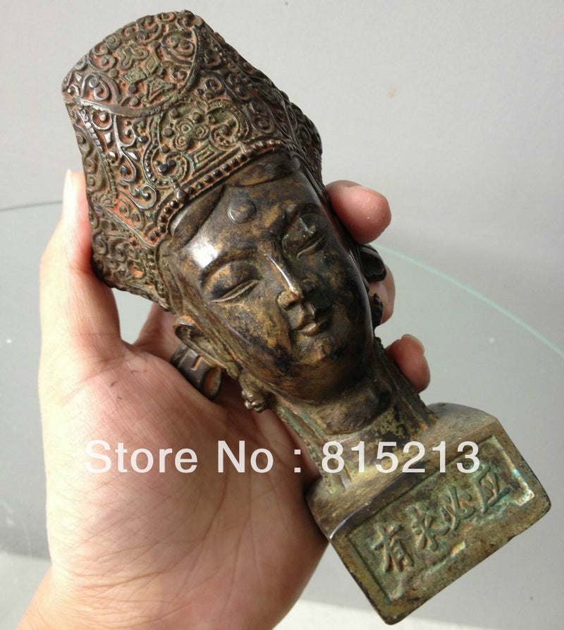 Bronze statues wonderful Buddha Old Chinese Antique