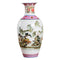 Antique Jingdezhen Vintage Ceramic Vase Desk Accessories Crafts Pink Flower Traditional Porcelain Chinese Vase