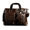 Men Quality Leather Antique Fashion Business Briefcase 15.6" Laptop Case