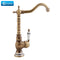 Antique Basin Brass Faucets Bathroom Sink Mixer Deck Faucet  Rotate Single Handle Hot And Cold Water Mixer Taps Crane Tap