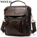 WESTAL Men's Genuine Leather Bag Crossbody