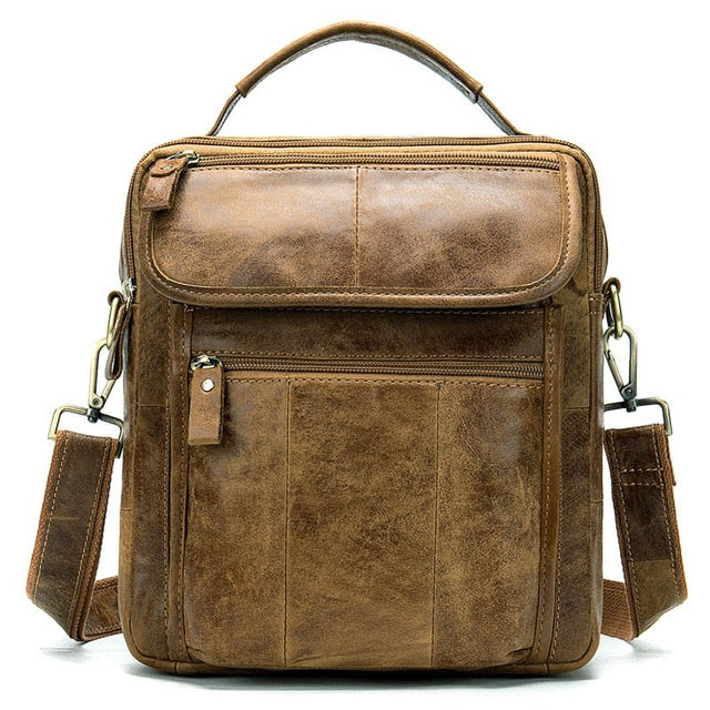 WESTAL Men's Genuine Leather Bag Crossbody