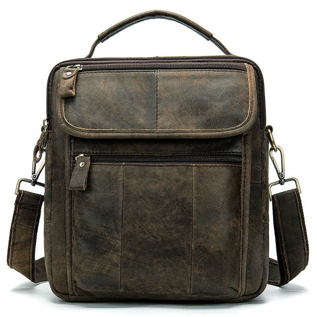 WESTAL Men's Genuine Leather Bag Crossbody